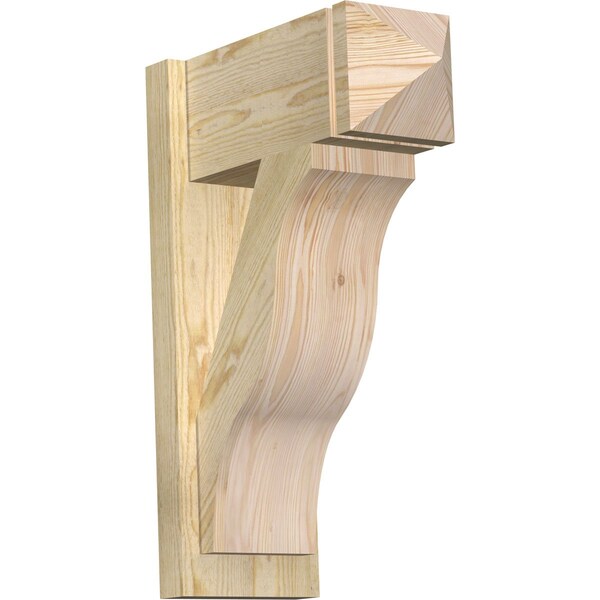 Ekena Millwork Funston Rough Sawn Arts and Crafts Outlooker, Douglas Fir, 8"W x 18"D x 26"H OUT08X18X26FST03RDF - main